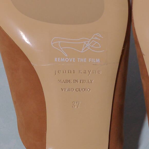 Jenni Kayne Oiled Leather Kitten Heel Mule in Walnut – Size 37 (US 7) – NWOT - Picture 10 of 12